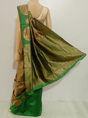saree-Copper-Brasso-green-S0597-Rs975