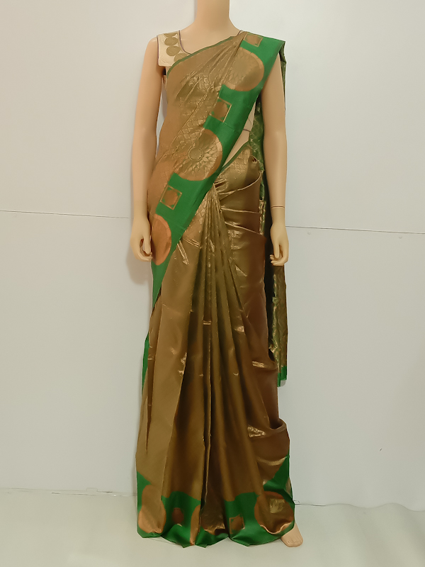 saree-Copper-Brasso-green-S0597-Rs975