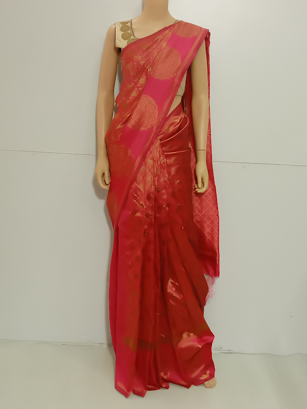 SAREE-BRASSO-COPPER-RED-S0599-RS975