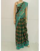 SAREE-PUSHPA-BRASSOCOTTON-GREENBLUE-S0581-RS800
