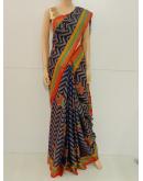 SAREE-PUSHPA-BRASSOCOTTON-NAVYBLUE-S0579