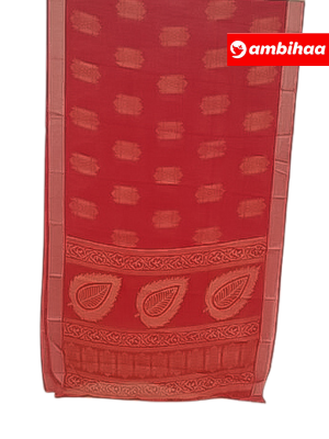 SAREE-AKIRASILK-KORACOTTON-RED-S0641-RS675