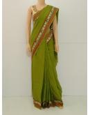 SAREE-AISHWARYA-FANCYCOTTON-GREEN-S0540-RS999/-