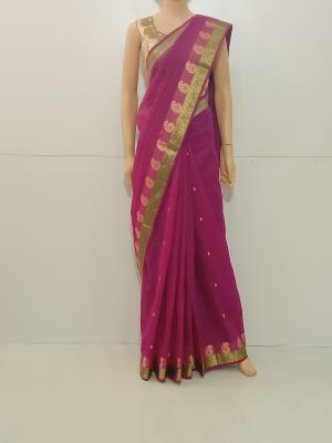 SAREE-AISHWARYA-FANCYCOTTON-MAGENTA-S0545-RS999/-