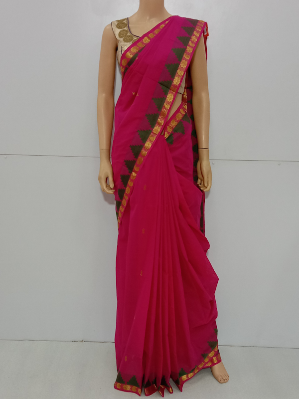 SAREE-AISHWARYA-FANCYCOTTON-PINK-S0539-RS999