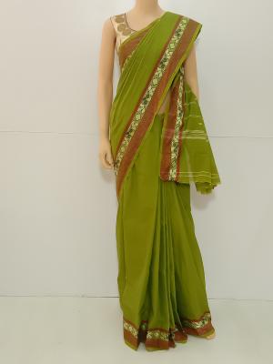 SAREE-AISHWARYA-FANCYCOTTON-GREEN-S0540-RS999/-