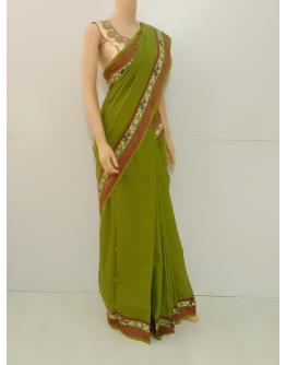 SAREE-AISHWARYA-FANCYCOTTON-GREEN-S0540-RS999/-
