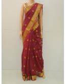 SAREE-BANARASI-KERALACOTTON-MEROON-S0164-RS765