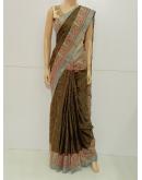 SAREE-PUSHPA-BRASSOCOTTON-BROWN-S0586-RS800