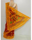SAREE-PUSHPA-B RASSOCOTTON-RE DYELLOW-S0582- RS800