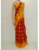 SAREE-PUSHPA-B RASSOCOTTON-RE DYELLOW-S0582- RS800