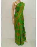SAREE-PUSHPA-BRASSOCOTTO-LEAFGREEN-S0585-RS800 