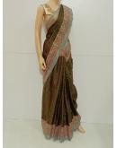 SAREE-PUSHPA-BRASSOCOTTON-BROWN-S0586-RS800