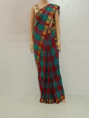 SAREE-AISHWARYA-FANCYCOTTON-MAROON-S0556-RS1099