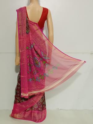 SAREE-ROYALBRASSO-CHIFFON-MAJANTAPINK-S0611-RS499
