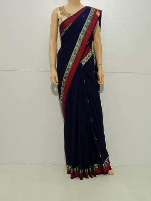 SAREE-AISHWARYA-FANCYCOTTON-NAVIBIUE-S0560-RS999