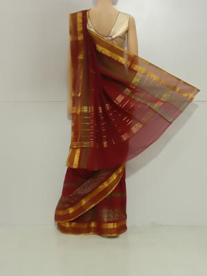 SAREE-AISHWARYA-FANCYCOTTON-MAROON-S0557-RS999