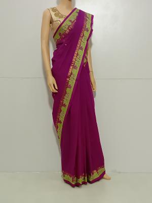 SAREE-AISHWARYA-FANCYCOTTON-VOILET-S0559-RS999