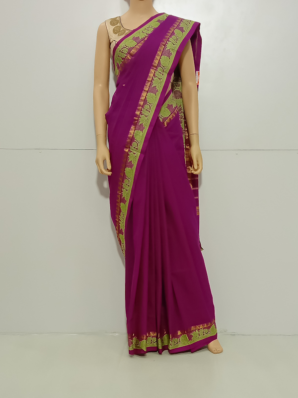 SAREE-AISHWARYA-FANCYCOTTON-VOILET-S0559-RS999