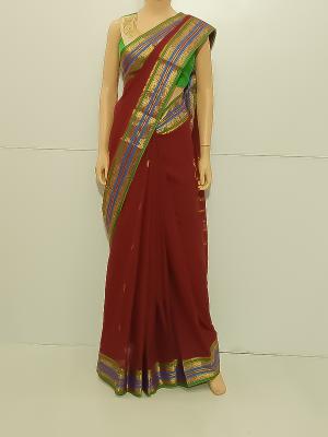 SAREE-AISHWARYA-FANCYCOTTON-MAROON-S0549-RS999/-