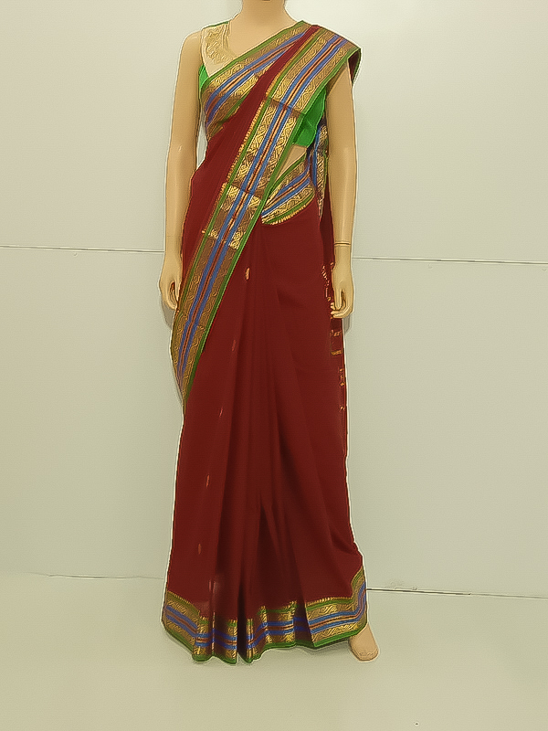 SAREE-AISHWARYA-FANCYCOTTON-MAROON-S0549-RS999/-