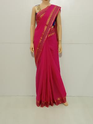 SAREE-AISHWARYA-FANCYCOTTON-PINK-S0550-RS999/-