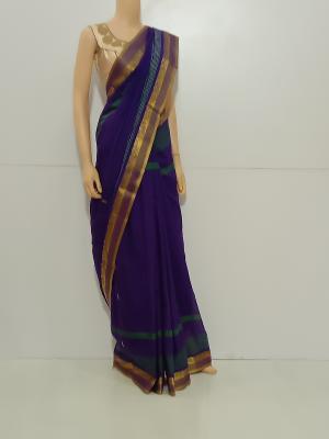 SAREE-AISHWARYA-FANCYCOTTON-VIOLET-S0547-RS999/-