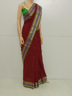 SAREE-AISHWARYA-FANCYCOTTON-MAROON-S0549-RS999/-