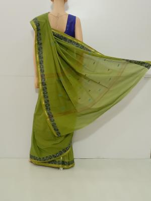 SAREE-AISHWARYA-FANCYCOTTON-GREN-S0552-RS999/-