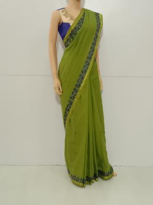 SAREE-AISHWARYA-FANCYCOTTON-GREN-S0552-RS999/-