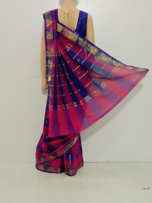 SAREE-AISHWARYA-FANCYCOTTON-BLUE&PINK-S0554-RS1099