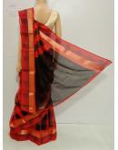 SAREE UPPADA FANCY COTTON BLACK RED S0139 RS995