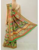SAREE VISHAKA SANDYA SILK GREEN RED S0265 RS550 