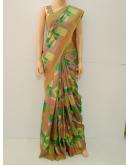SAREE VISHAKA SANDYA SILK GREEN RED S0265 RS550 