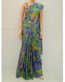 SAREE VISHAKA SANDYA SILK INDIGO GREEN S0252 RS550