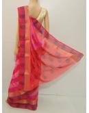 SAREE UPPADA FANCY COTTON PINK S0153 RS995