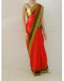 SAREE-AISHWARYA-FANCYCOTTON-STRAWBERRY-S0555-RS999