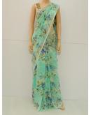 SAREE-NANCY-LAZERCHIFFON-DISTEMBERGREEN-S0427-RS675