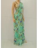 SAREE-NANCY-LAZERCHIFFON-DISTEMBERGREEN-S0427-RS675
