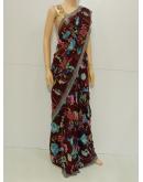 SAREE-VAMSI-LAZERCHIFFON-DARKMEROON-S0419-RS575