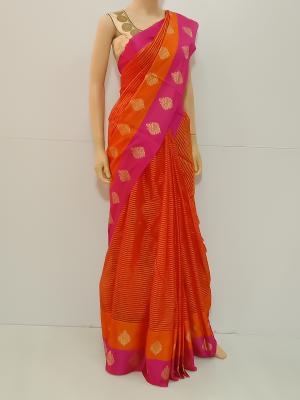 SAREE ANGELINA SOFTSILK FANTA PINK S0149 RS1150