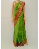 SAREE KANJIVARAM DESIGNER PATTU DHALL GREEN S0108 RS1135
