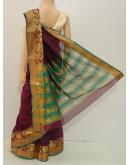 SAREE-HEENA-CHANDERICOTTON-DARKPURPLE-S0158-RS745