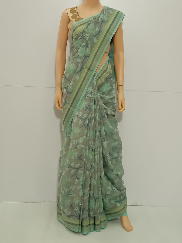 SAREE ALOK COTTONSILK AASHBLUE S0116 RS875