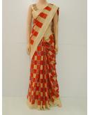 SAREE BARDANA JUTECOTTON GOLDENORANGE S0117 RS880