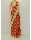 SAREE BARDANA JUTECOTTON GOLDENORANGE S0117 RS880