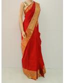 SAREE BHAGYASREE SILKCOTTON RED S0110 RS785