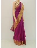 SAREE BANARASI KERALACOTTON PURPLE S0107 RS885