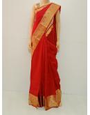 SAREE BHAGYASREE SILKCOTTON RED S0110 RS785