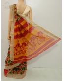SAREE SANGITH SOFT COTTON RED GREEN S0129 RS890